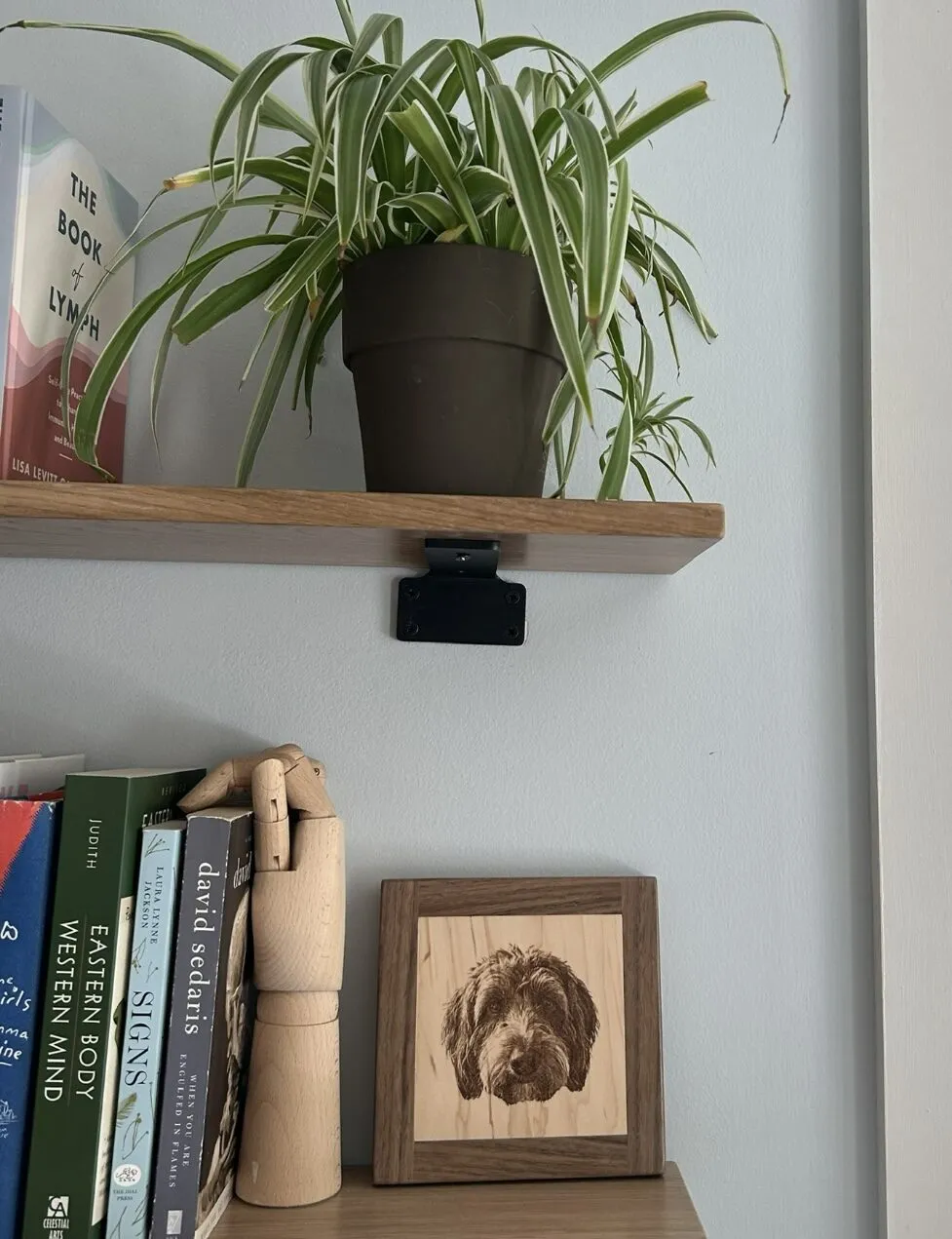Handcrafted wood pet PetPic - gallery example 6 engraved from a customer photo